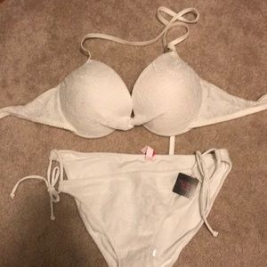 Victoria’s Secret white bikini